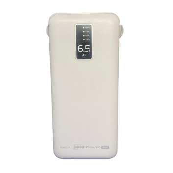 POWER BANK 6500MAH FOXBOX BLANCO - Imagen 2