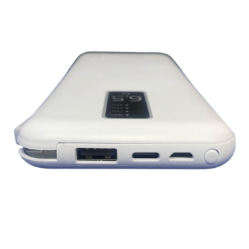 POWER BANK 6500MAH FOXBOX BLANCO - Imagen 4