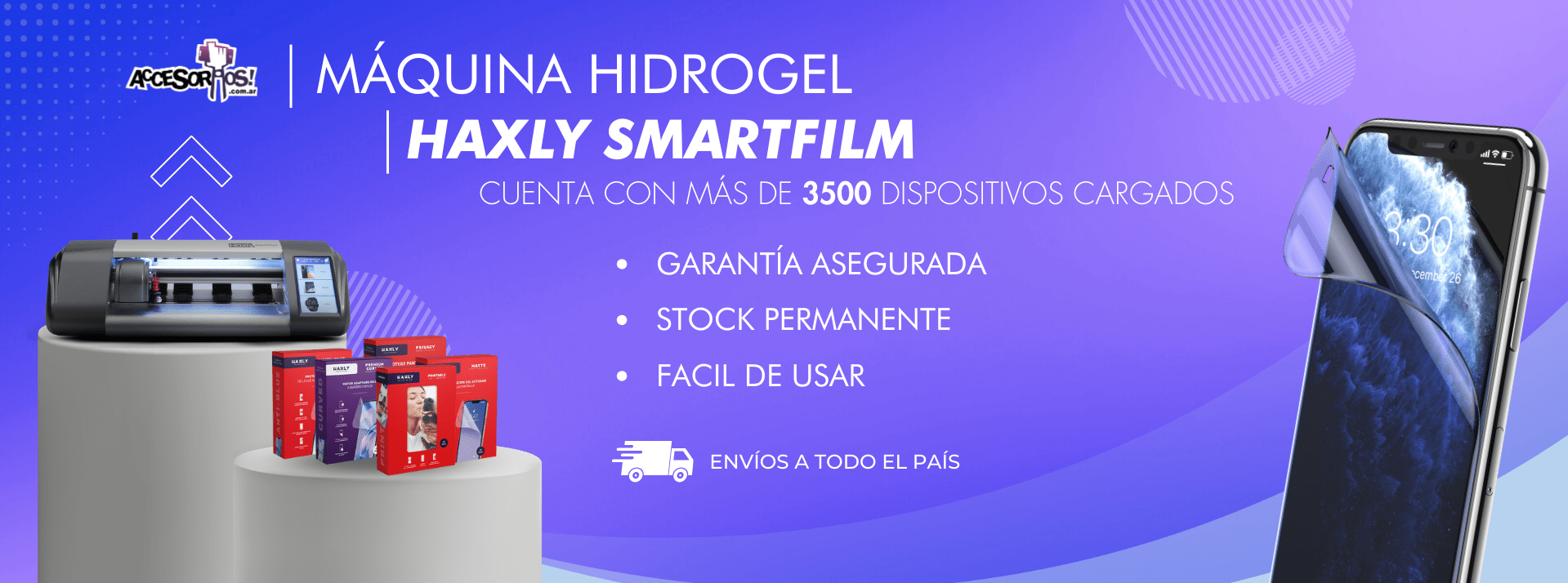 Máquina Hidrogel Haxly Smartfilm Máquina Hidrogel Haxly Smartfilm