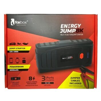 ARRANCADOR DE AUTO FOXBOX ENERGY JUMP 8000 - Imagen 4