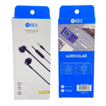 AURICULAR CON CABLE IBEK ER-25 - Imagen 8