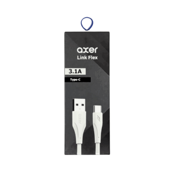 Cable Axer Link Flex Tipo C Negro