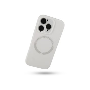 IPhone 16 ProMax: Silicone Magsafe Blanco