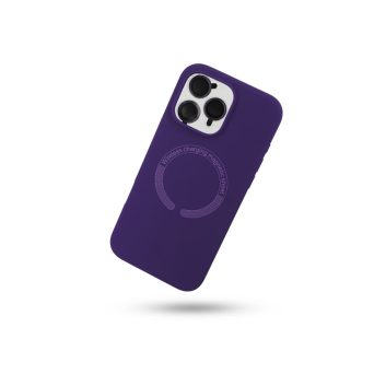IPhone 15: Silicone Magsafe Violeta