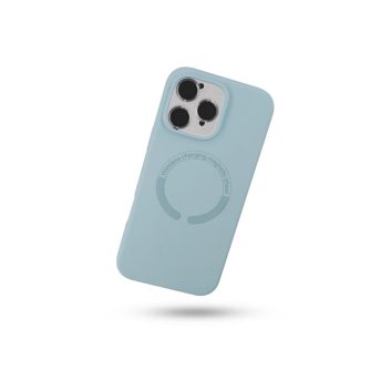 IPhone 16 ProMax: Silicone Magsafe Celeste