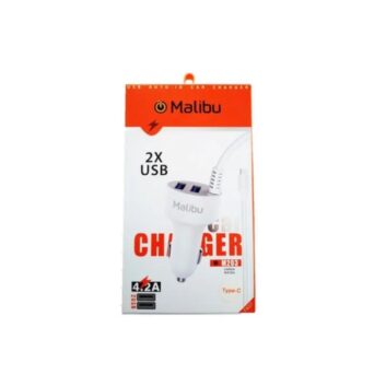 Cargador de Auto 12V Tipo C Malibu