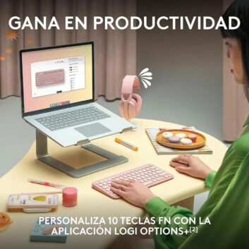 Teclado Inalámbrico Logitech Plebbe 2 K380 Blanco - Imagen 4