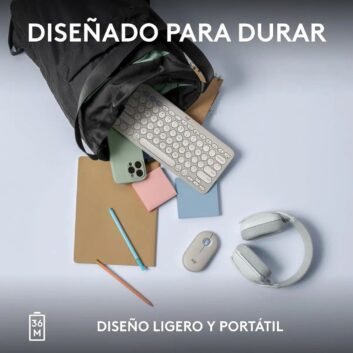 Teclado Inalámbrico Logitech Plebbe 2 K380 Blanco - Imagen 5